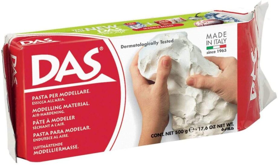 DAS - AIR HARDENING CLAY, WHITE, 1.1LBS