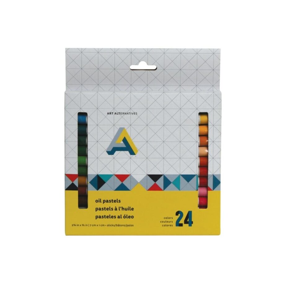 ART ALTERNATIVES - OIL PASTEL 24 COLOR SET