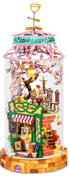 HANDS CRAFT - DIY MINIATURE HOUSE KIT: MAGICAL CAFÉ (DS004)