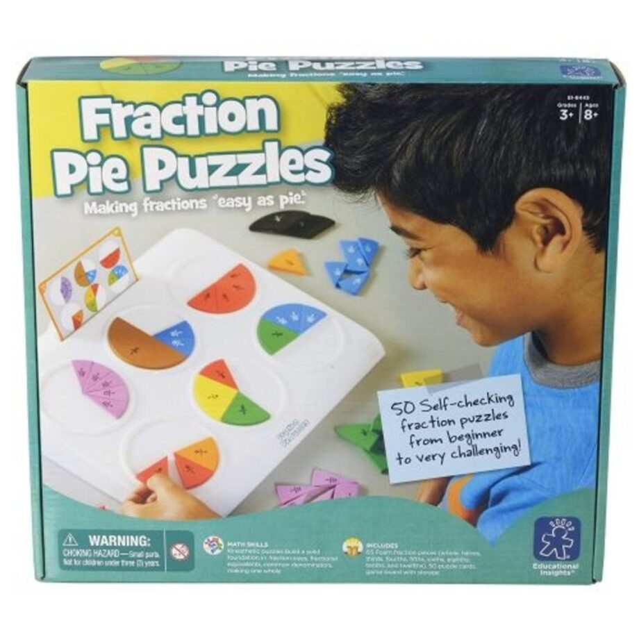 EDUCATIONAL INSIGHTS - FRACTION PIE PUZZLE
