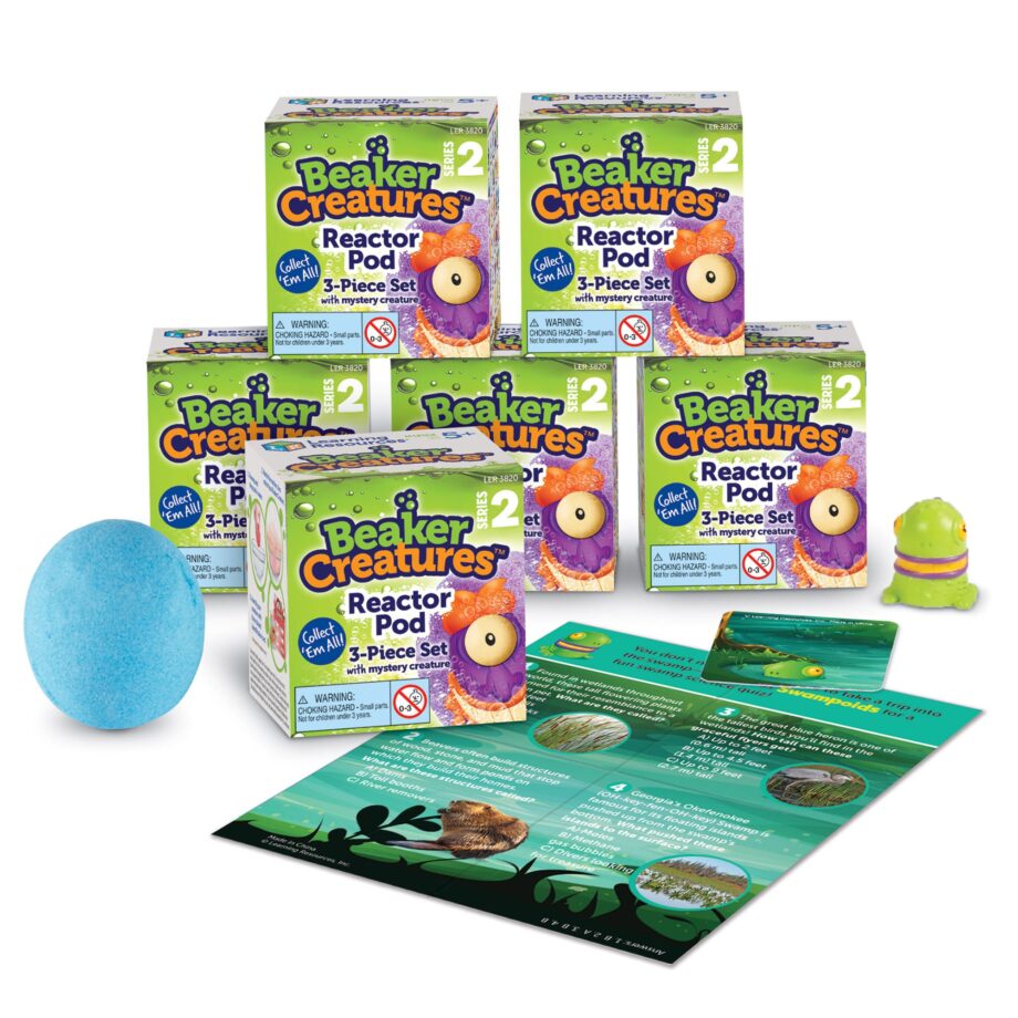 LEARNING RESOURCES - BEAKER CREATURES REACTOR POD, SERIES 2