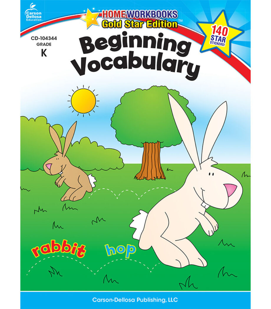 CARSON-DELLOSA - BEGINNING VOCABULARY WORKBOOK GRADE K