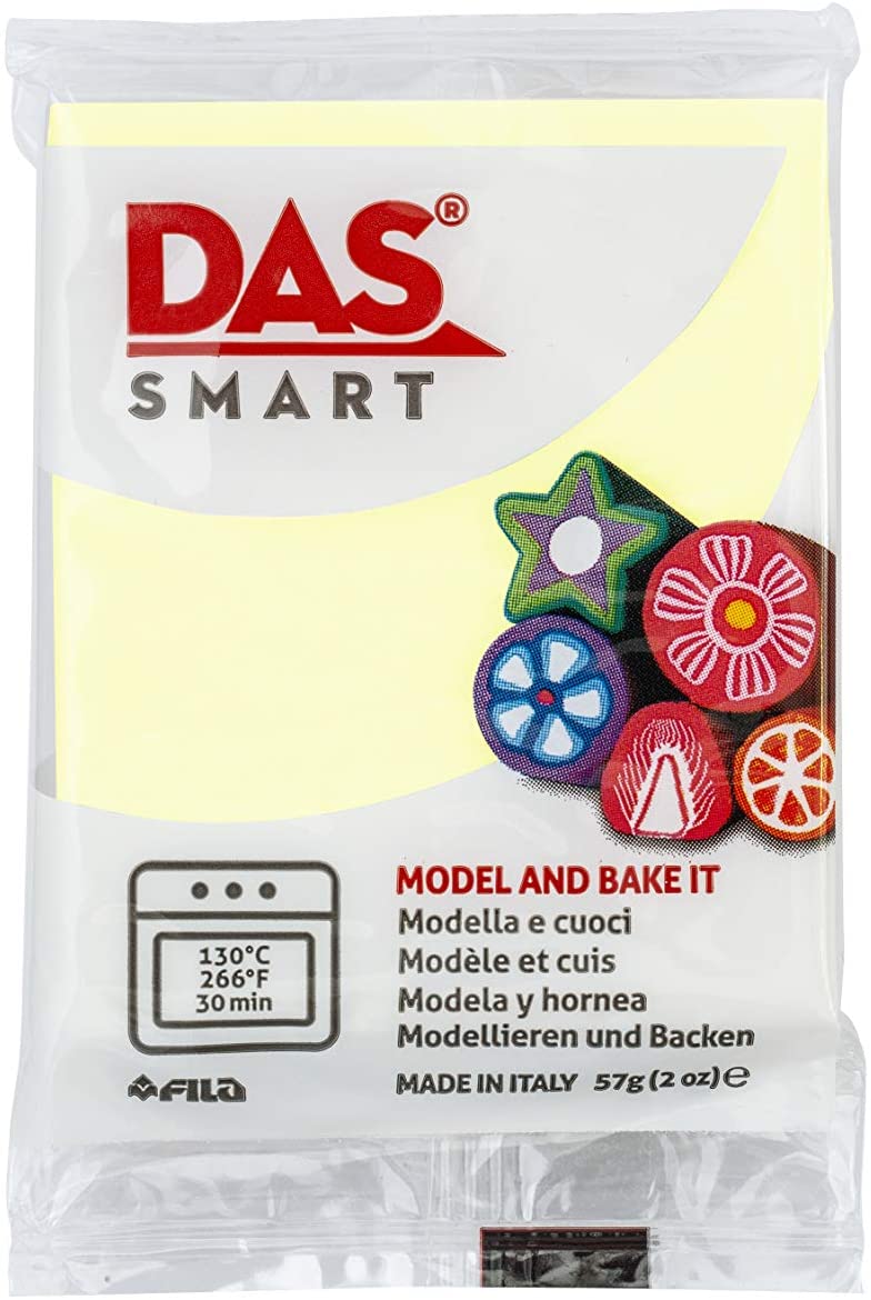 DAS - SMART MODELING CLAY 2 OZ - GLOW IN THE DARK (OVEN BAKE)
