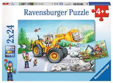 RAVENSBURGER - DIGGERS AT WORK (2X24)
