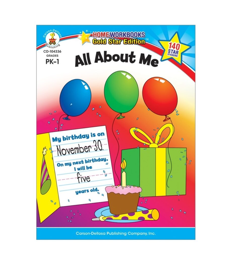 CARSON-DELLOSA - ALL ABOUT ME BOOK
