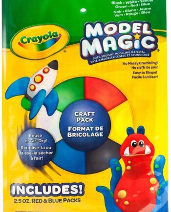  Crayola Model Magic, Modeling Clay Alternative, 5 Shimmer  Colors, 2.5 oz : Toys & Games