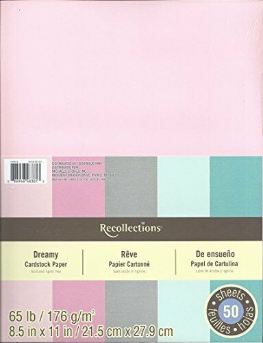 8.5 x 11 Cardstock Paper by Recollections™, 50 Sheets 