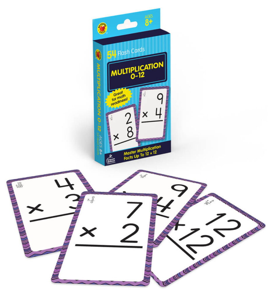 CARSON DELLOSA - MULTIPLICATION FLASH CARDS - 0-12