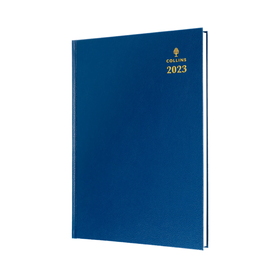 COLLINS - DESK - A5 DAY TO A PAGE DIARY BLUE (APPOINTMENTS A53)