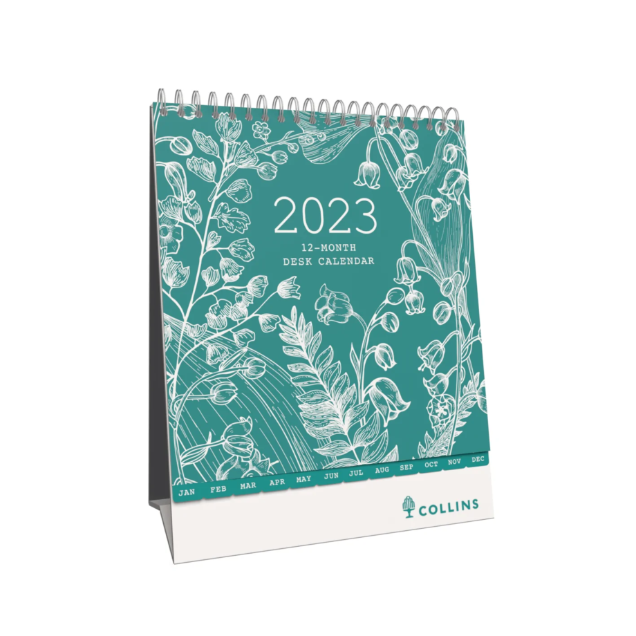 COLLINS- TARA DESK CALENDAR - MONTH TO VIEW