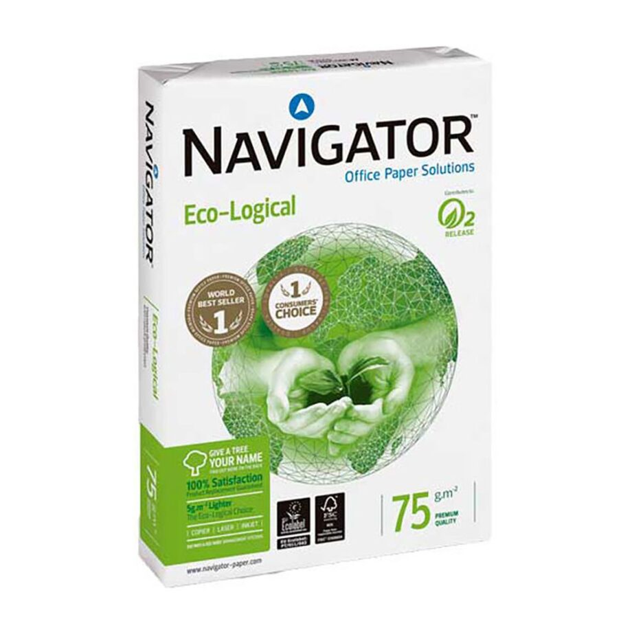 NAVIGATOR - A4 -PAPER - 20LB - ECO LOGICAL  -(REAM)