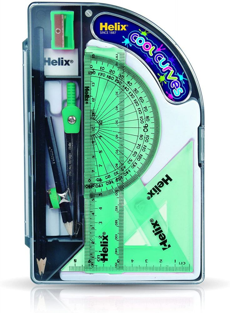 HELIX - COOL CURVES MATH SET - ASSORTED COLORS