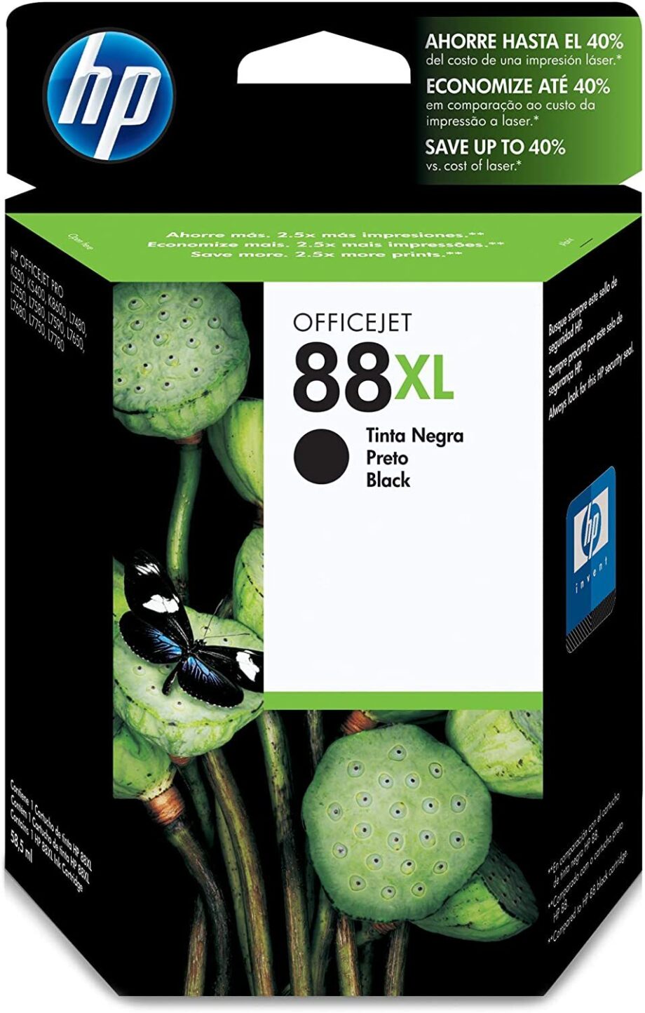HP - 88XL Black Officejet Ink Cartridge