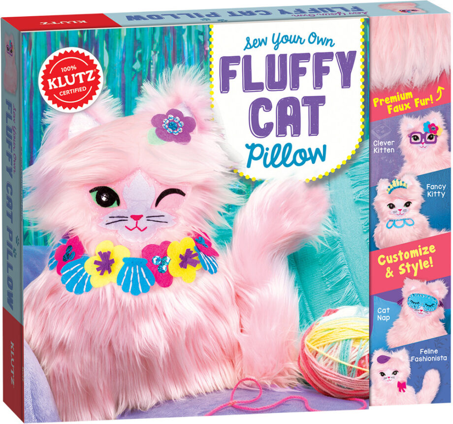 KLUTZ - SEW YOUR OWN FLUFFY CAT PILLOW