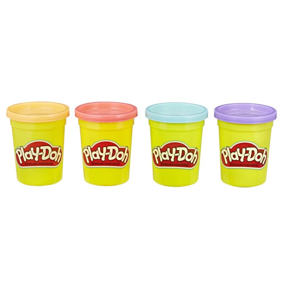 PLAY-DOH - CLASSIC COLORS WAVE- PURPLE ,BLUE, PINK, ORANGE