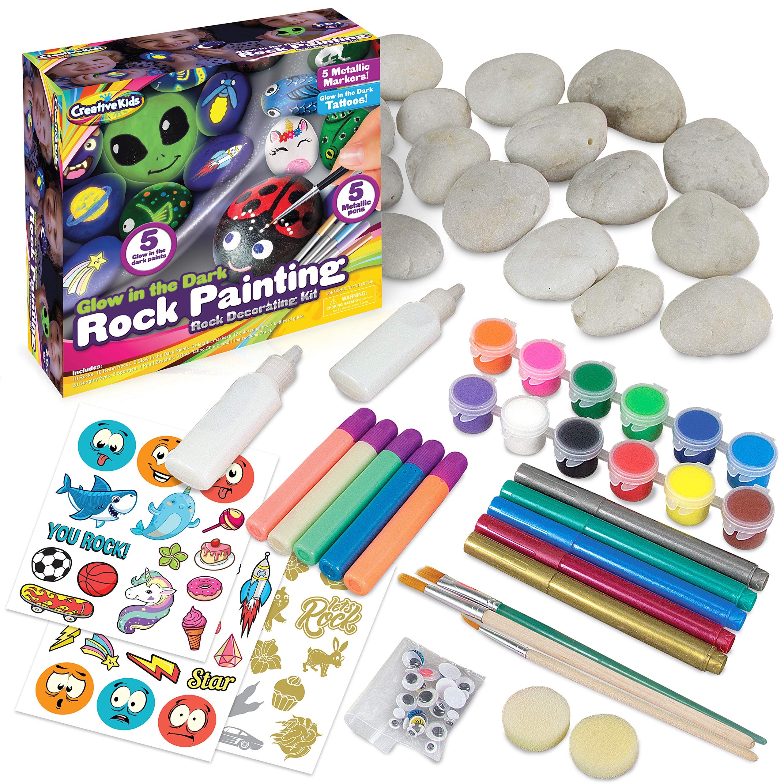 CREATIVE KIDS - GLOW IN THE DARK PAINTING ARTS AND CRAFT KIT - The  Stationery Store & Authorized FedEx Ship Centre