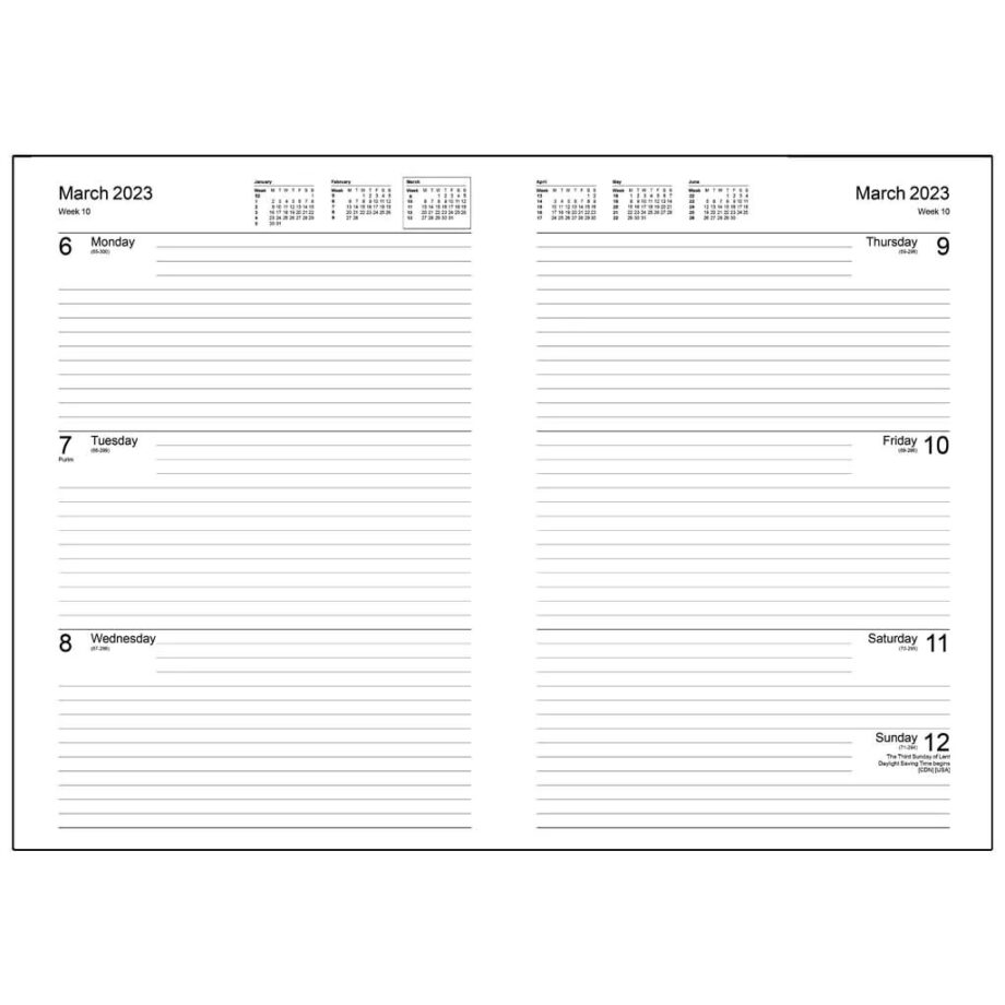 DATADAY - ESSENTIAL A4 WEEK-TO-VIEW DIARY