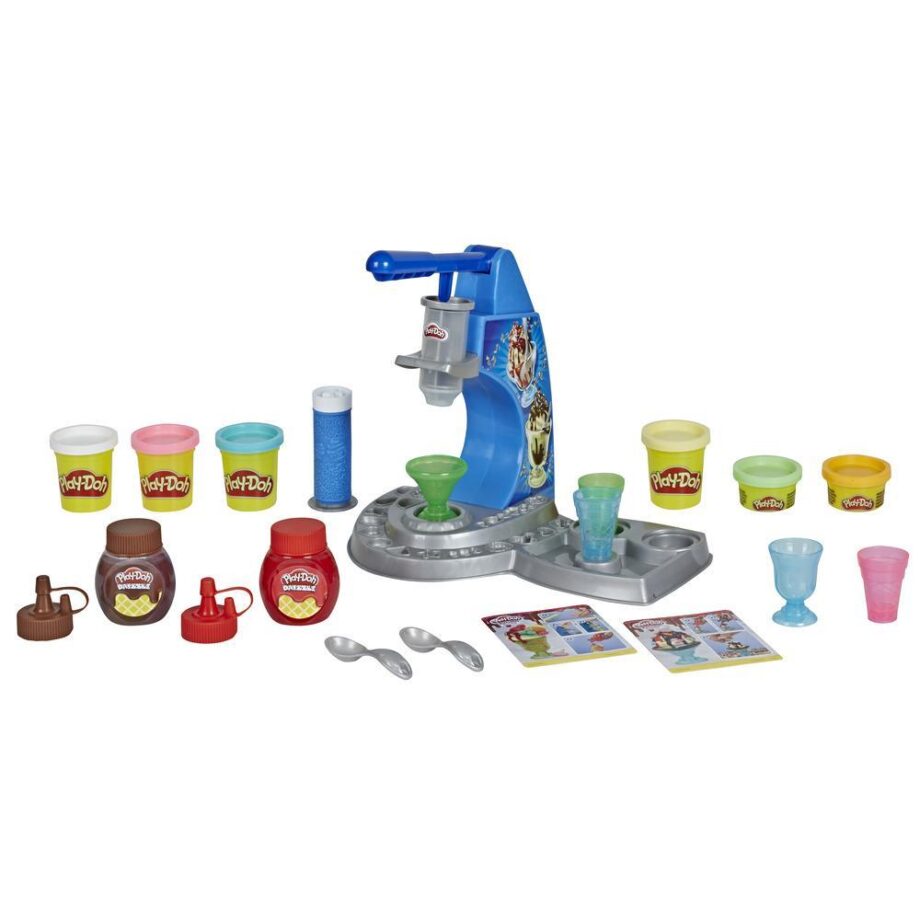 PLAY-DOH - KITCHEN CREATIONS DRIZZY ICE CREAM PLAYSET FEATURING DRIZZLE COMPOUND & 6 COLORS