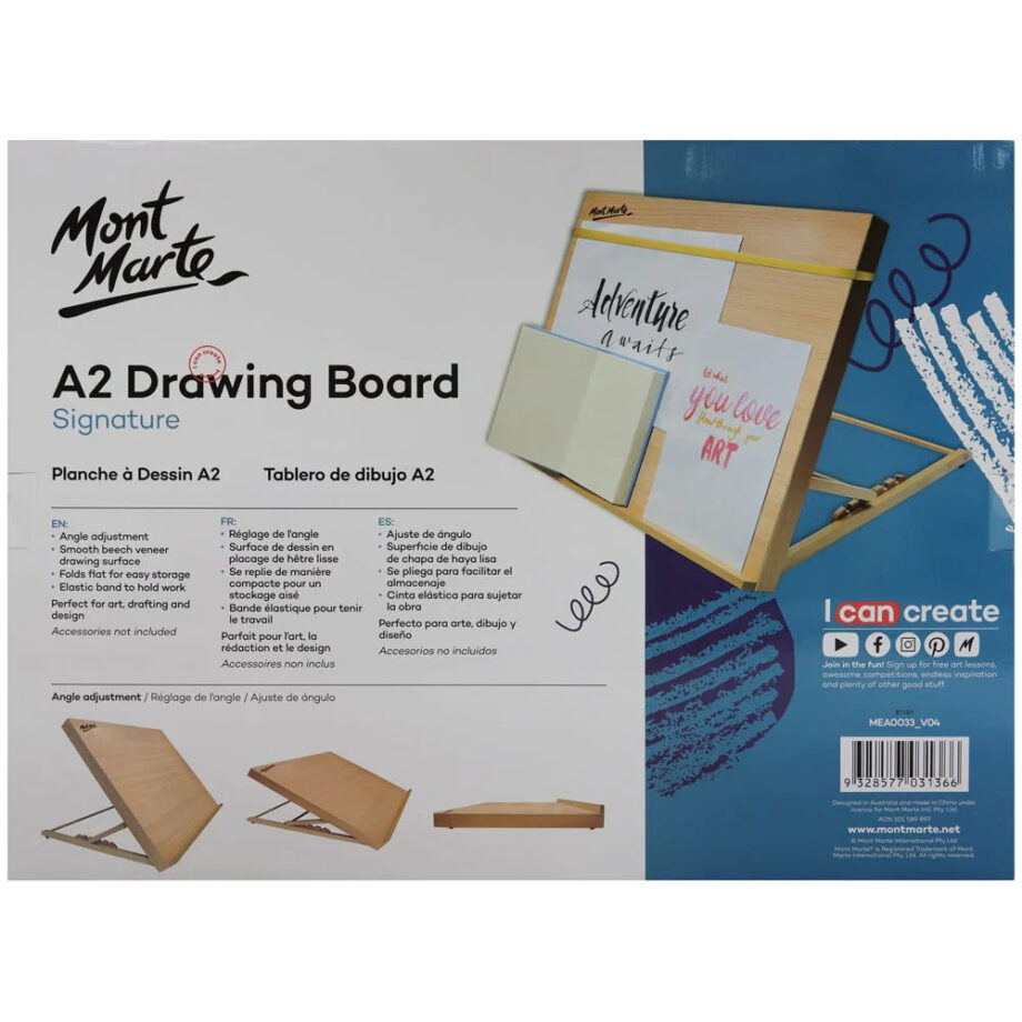 MONT MARTE - A2 DRAWING BOARD SIGNATURE 65 X 48.2 (25.5 X 19 IN)