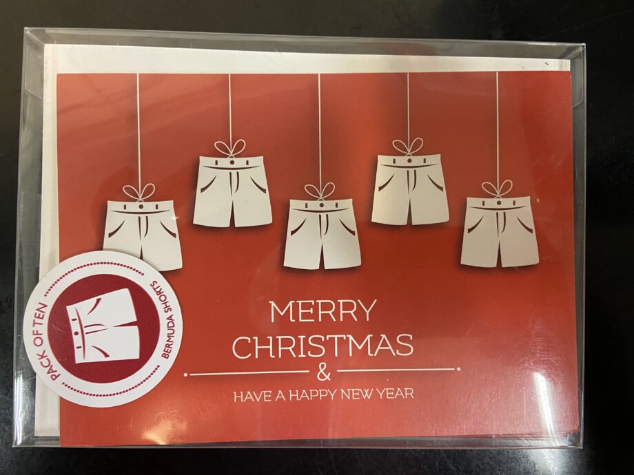 BERMUDA PRESS - CHRISTMAS CARDS - BERMUDA SHORTS 10PK