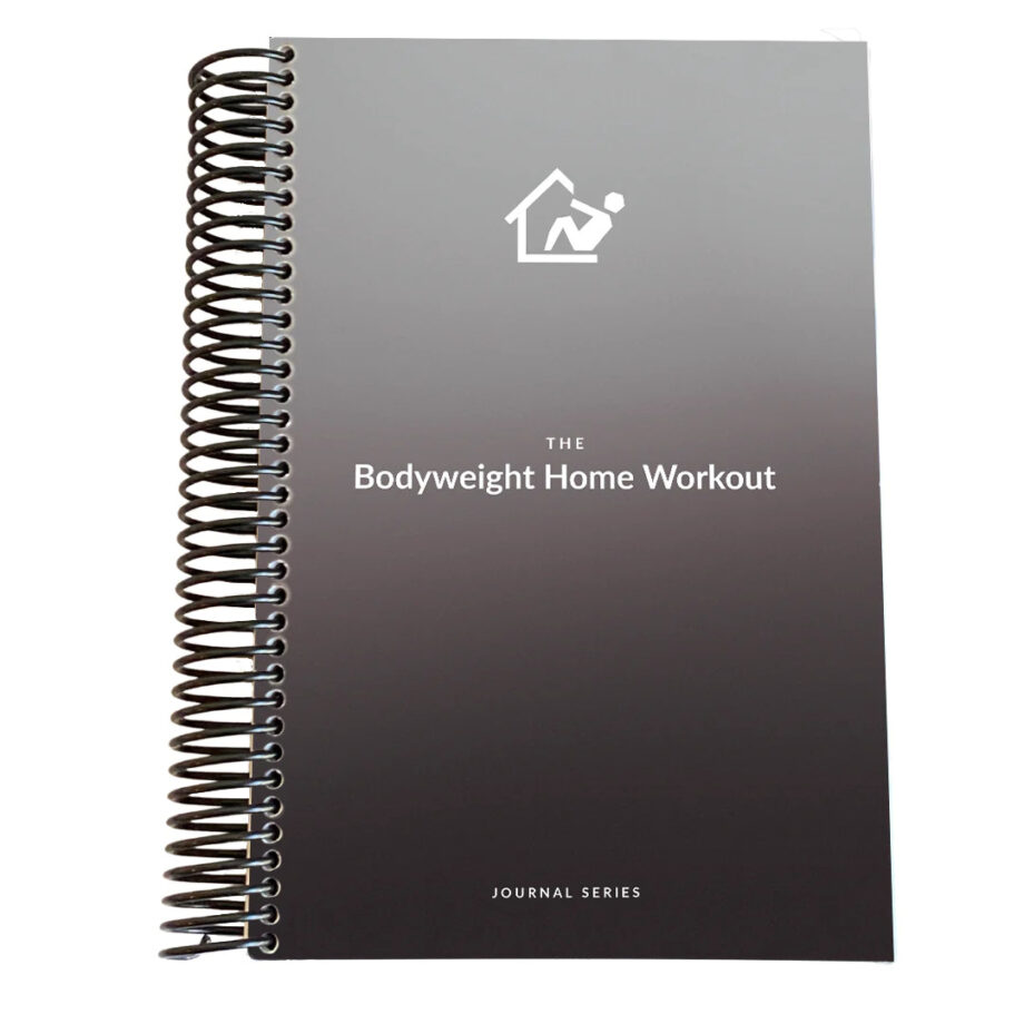 HABIT NEST - SPIRAL BOUND BODYWEIGHT HOME WORKOUT JOURNAL