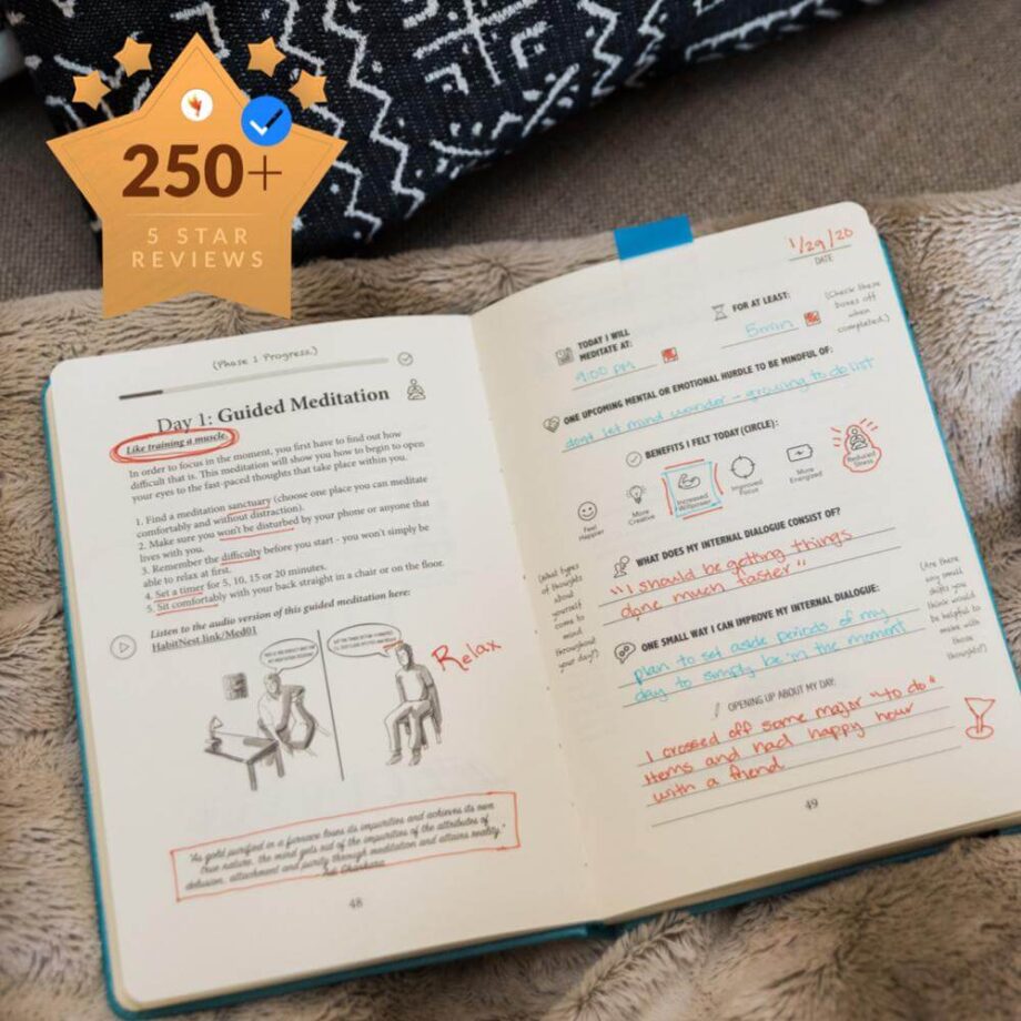 HABIT NEST - MEDITATION SIDEKICK JOURNAL