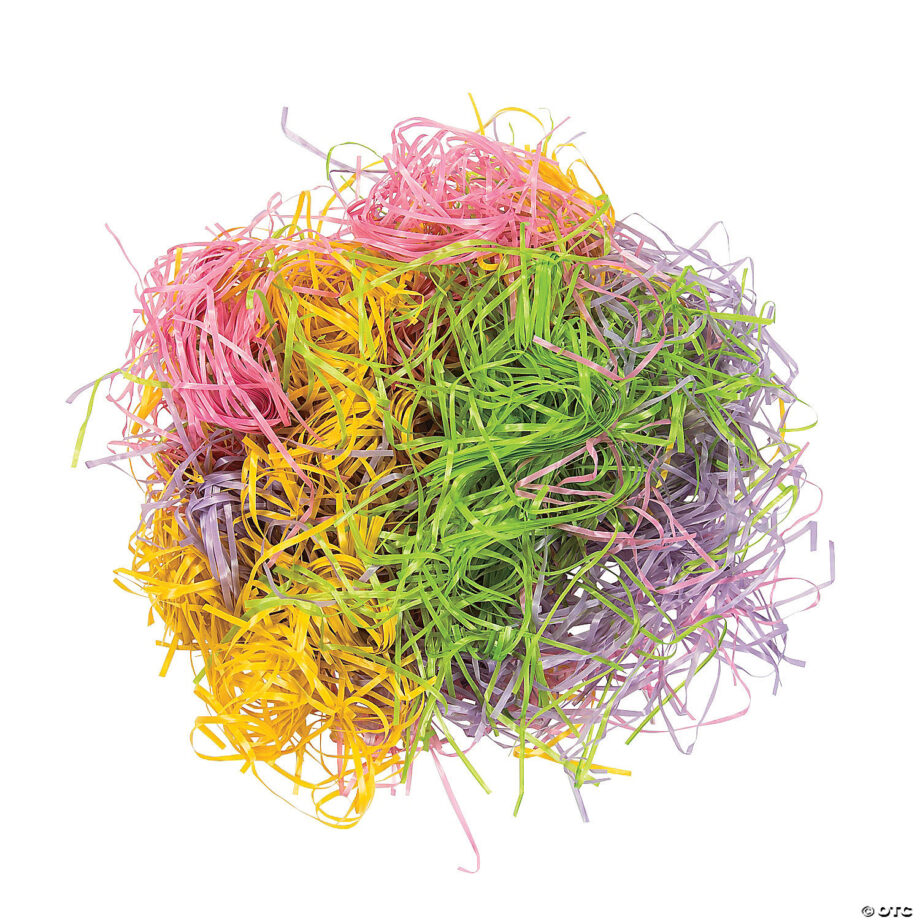 ORIENTAL TRADING - MULTICOLOR PLASTIC GRASS
