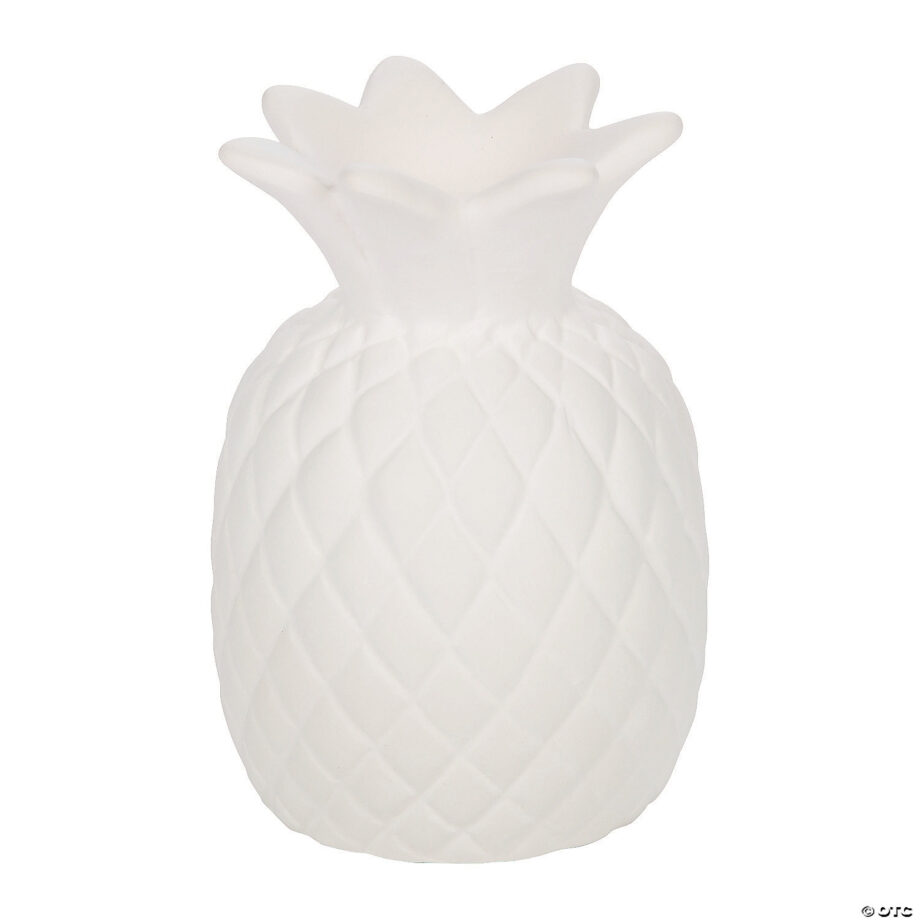 ORIENTAL TRADING - DIY SMALL CERAMIC PINEAPPLES
