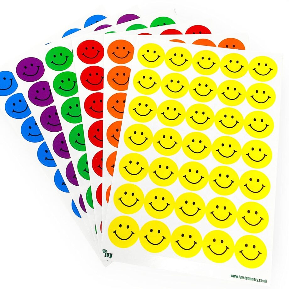 IVY STATIONERY - SMILEY FACE STICKERS, PACK OF 420