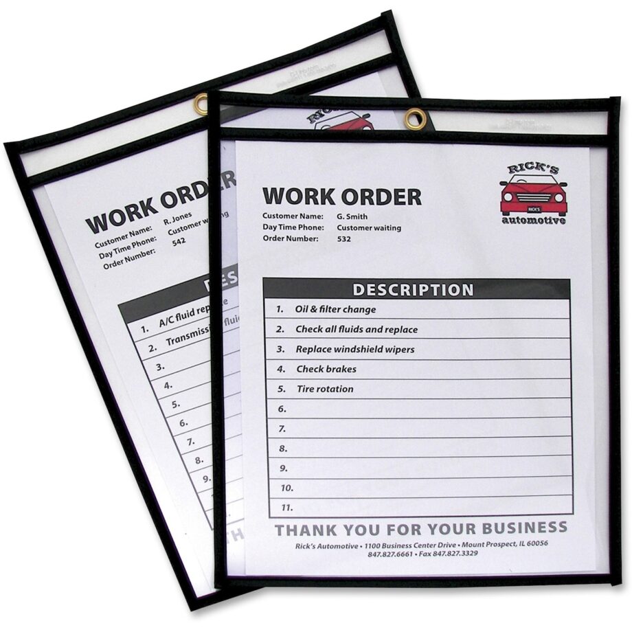 HOLDER,TICKET,8.5X11,STCH