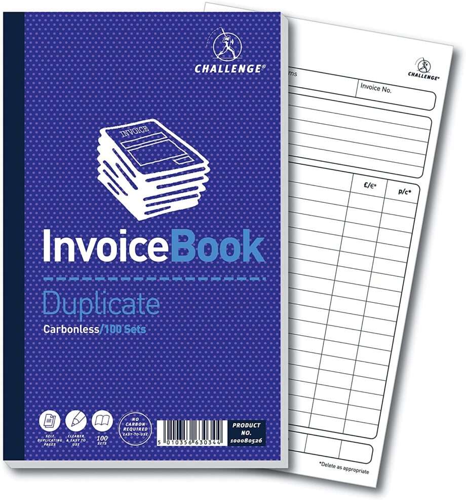 INVOICE BOOK,DUP,216X130