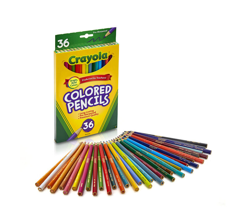 CRAYOLA - COLORED PENCILS, 36 COUNT