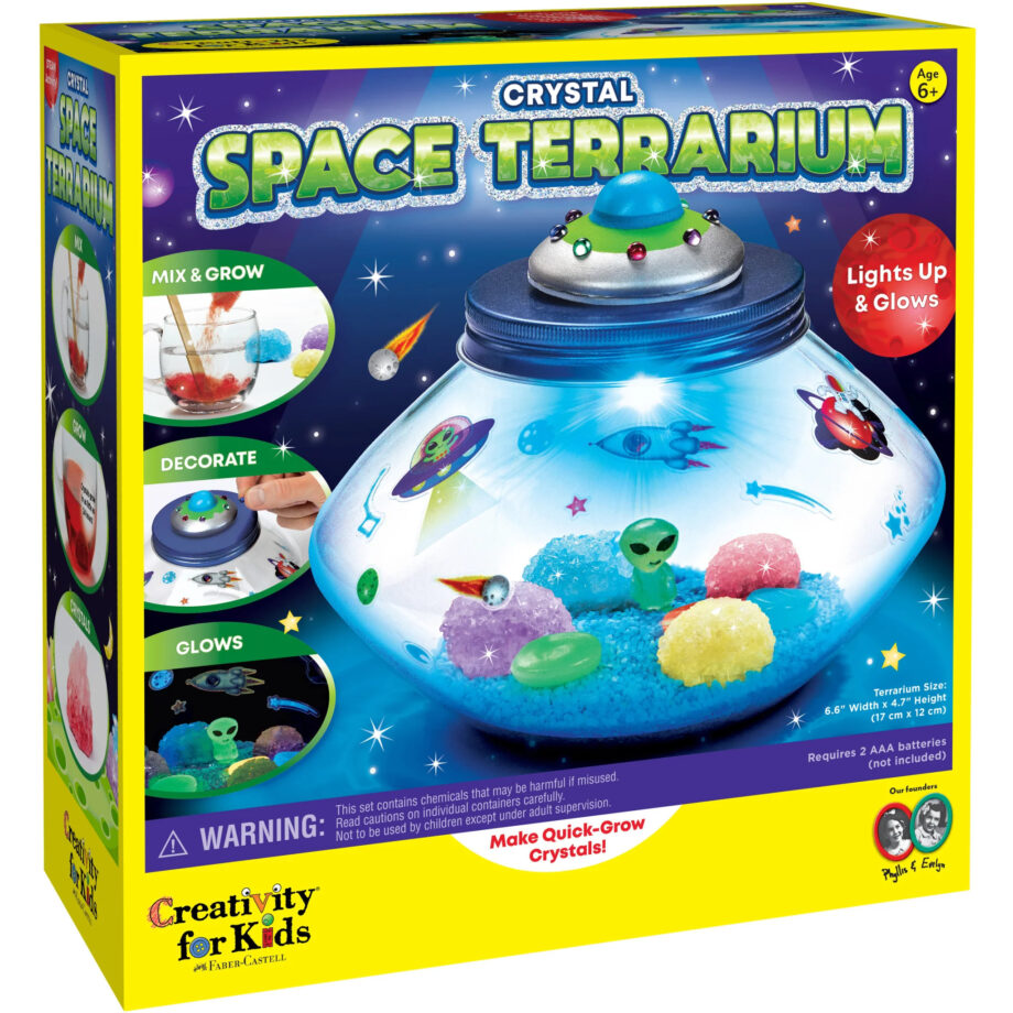 CREATIVITY FOR KIDS - CRYSTAL SPACE TERRARIUM
