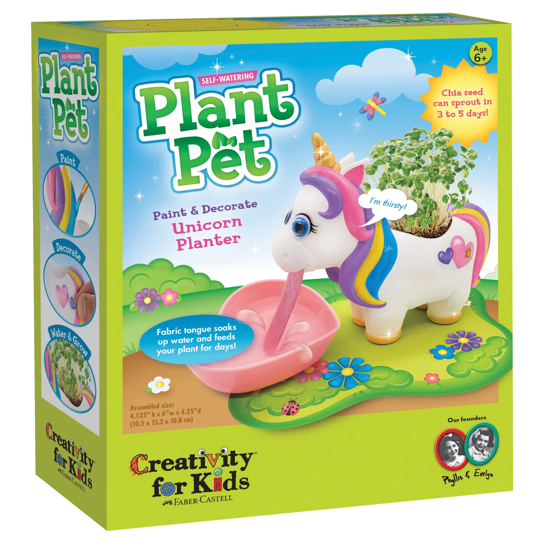 CREATIVITY FOR KIDS - SELF WATERING PLANT PET, UNICORN