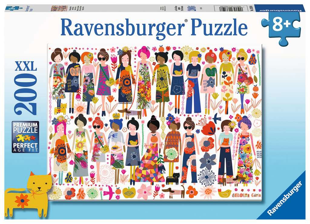 Floweres & Friends 200pc Puzzle Floweres & Friends 200pc Puzzle