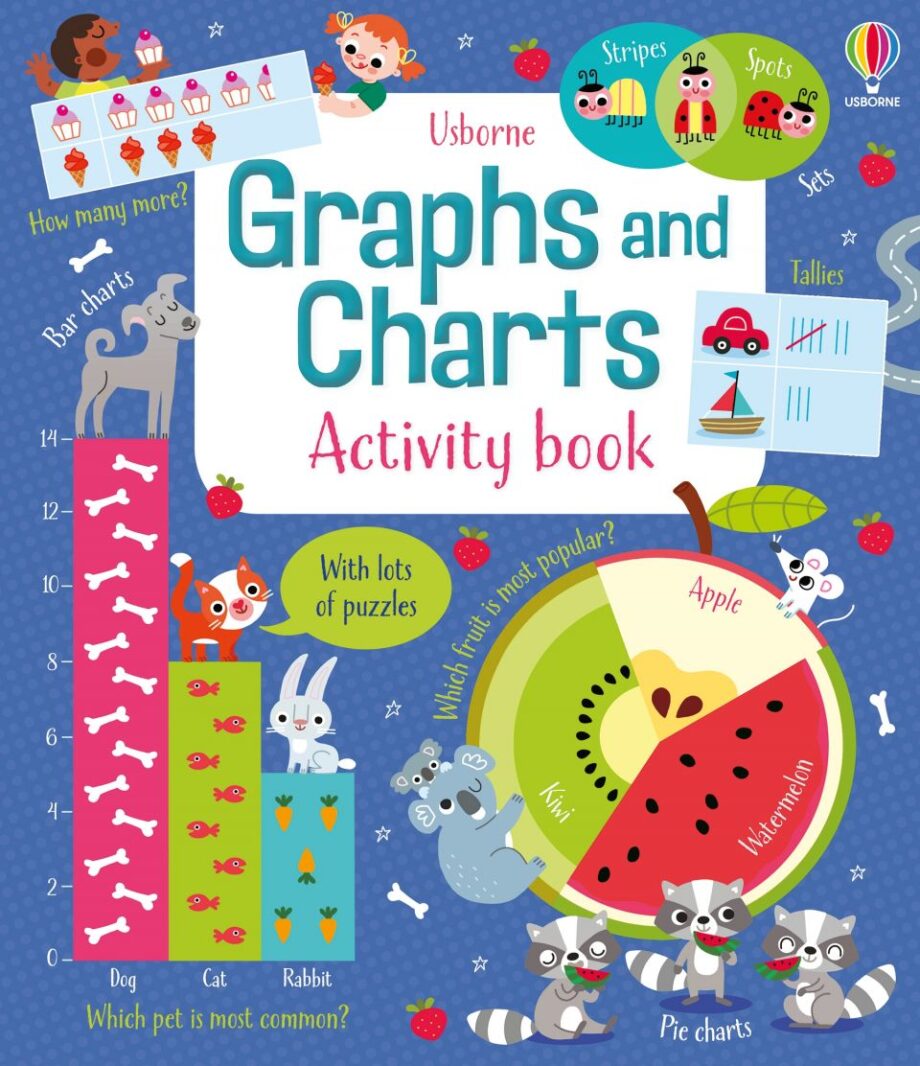USBORNE - GRAPHS AND CHARTS ACTIVITY BOOK