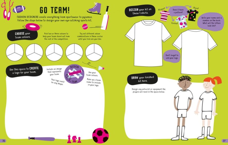 USBORNE - DESIGN ACTIVITY BOOK