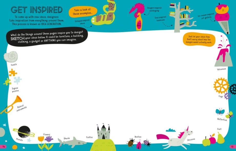 USBORNE - DESIGN ACTIVITY BOOK