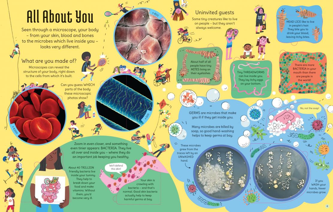 USBORNE - SEE INSIDE THE MICROSCOPIC WORLD