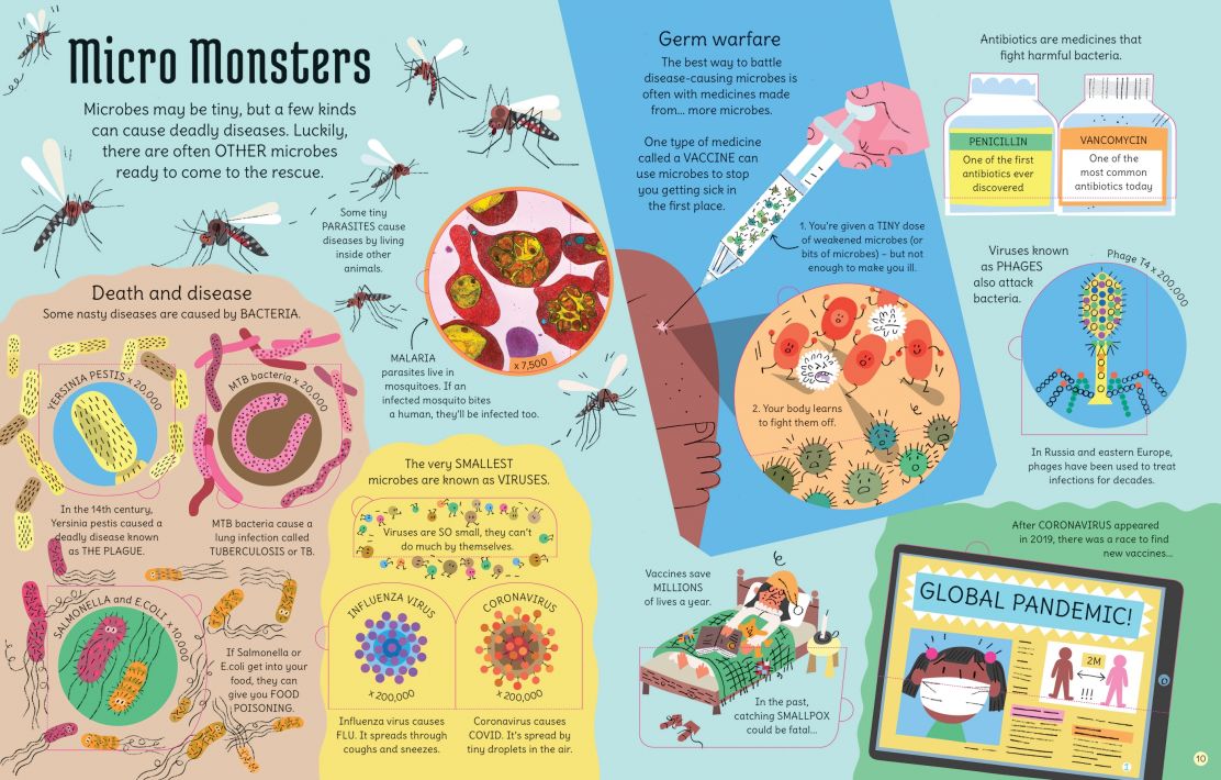 USBORNE - SEE INSIDE THE MICROSCOPIC WORLD