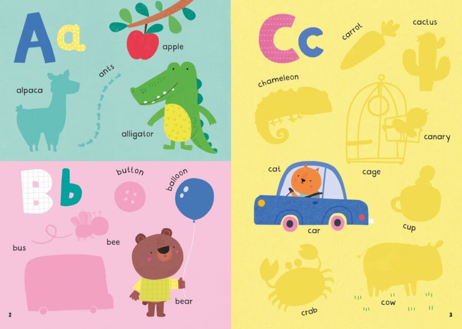 USBORNE - LITTLE FIRST STICKERS ABC