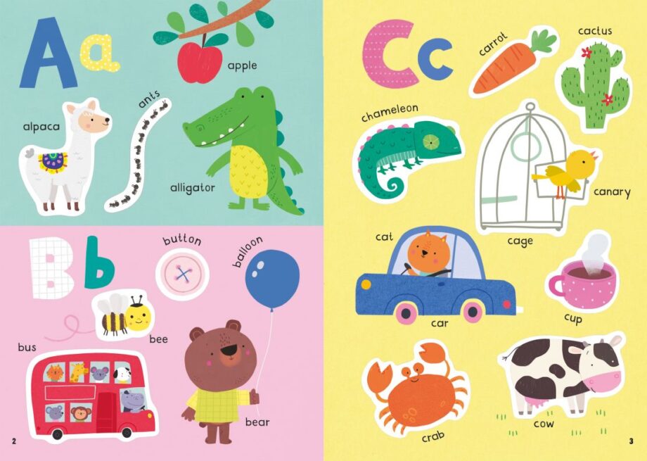USBORNE - LITTLE FIRST STICKERS ABC