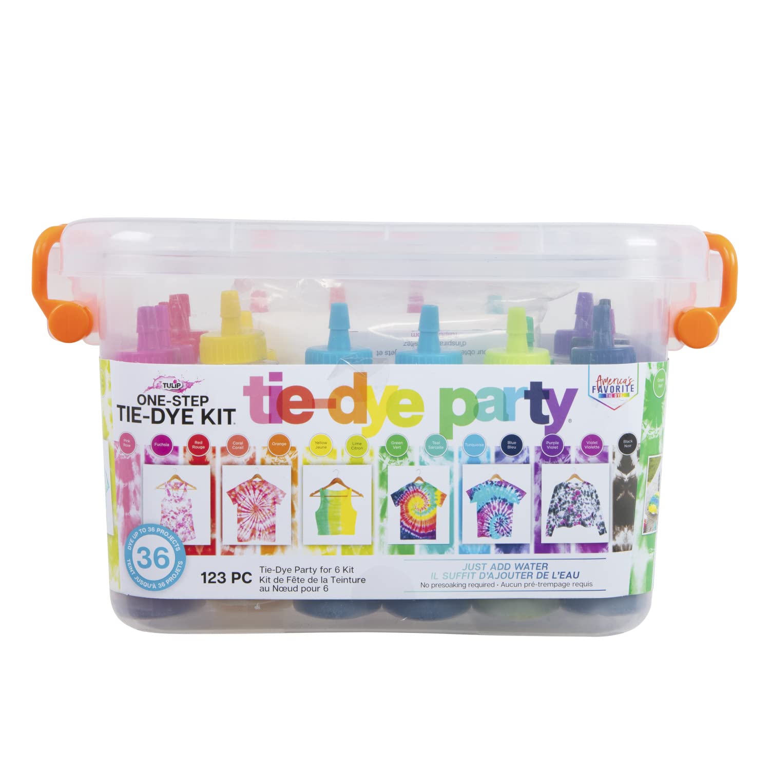 TULIP - ONE STEP TIE DYE KIT - 123 PIECE SET