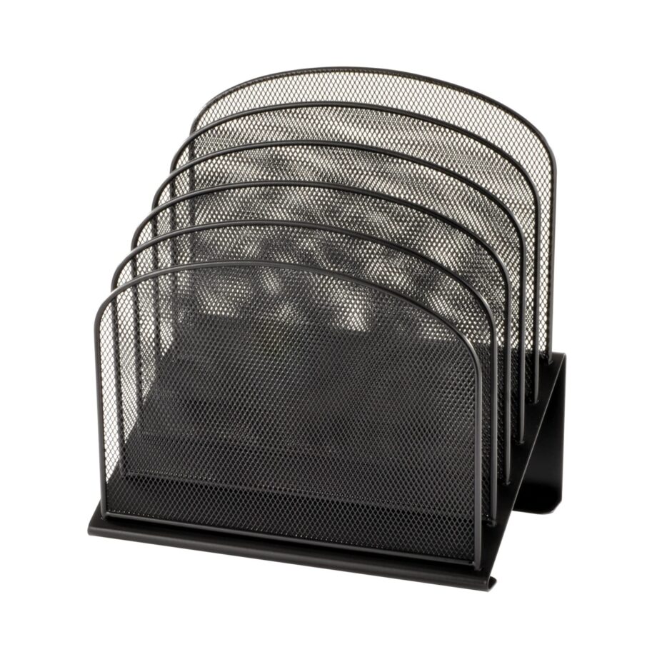 ORGANIZER,VRT,5 COMP,BLK
