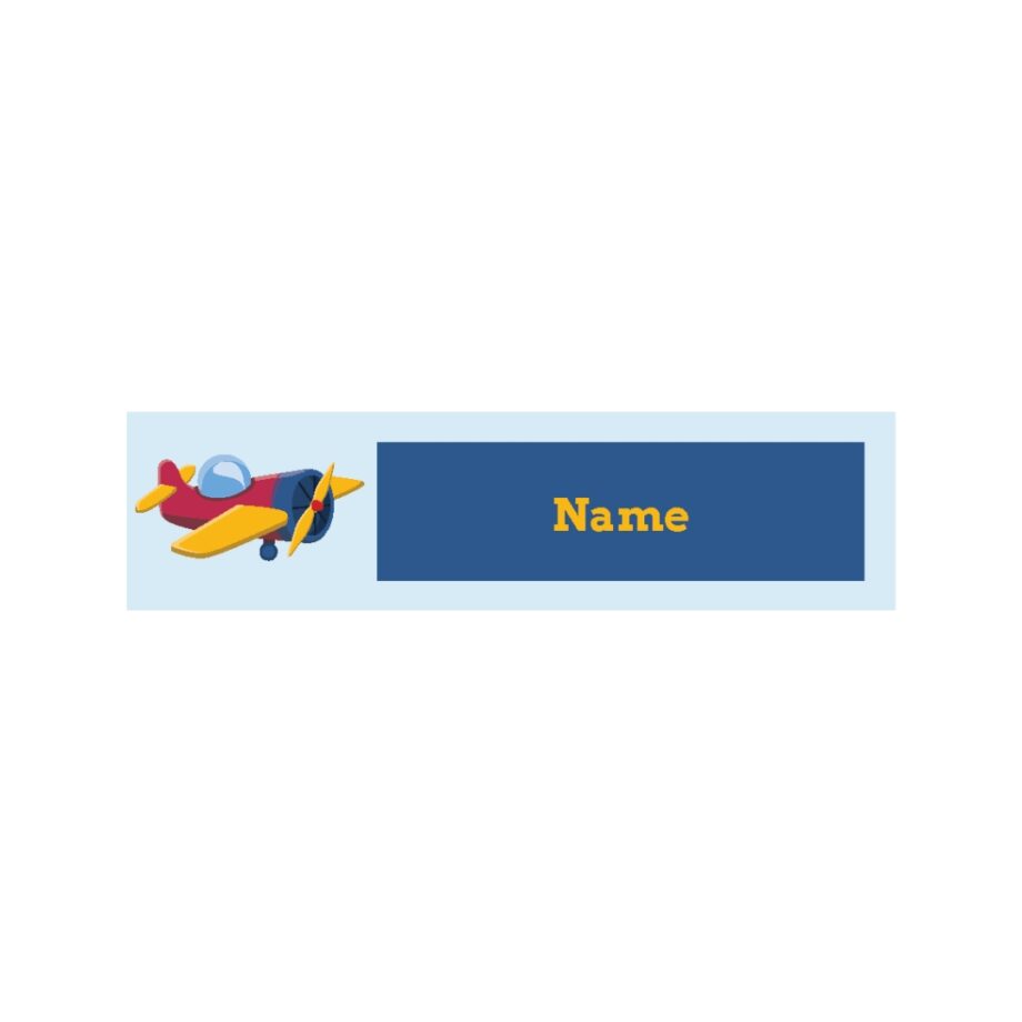 BACK TO SCHOOL LABELS - AIRPLANE