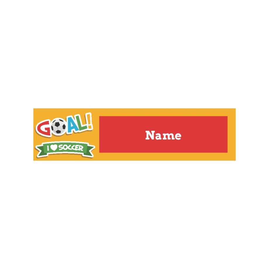 BACK TO SCHOOL LABELS - I LOVE SOCCER