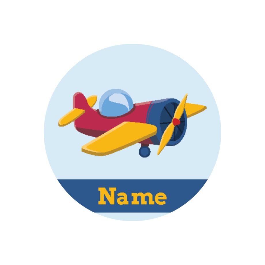 BACK TO SCHOOL LABELS - AIRPLANE