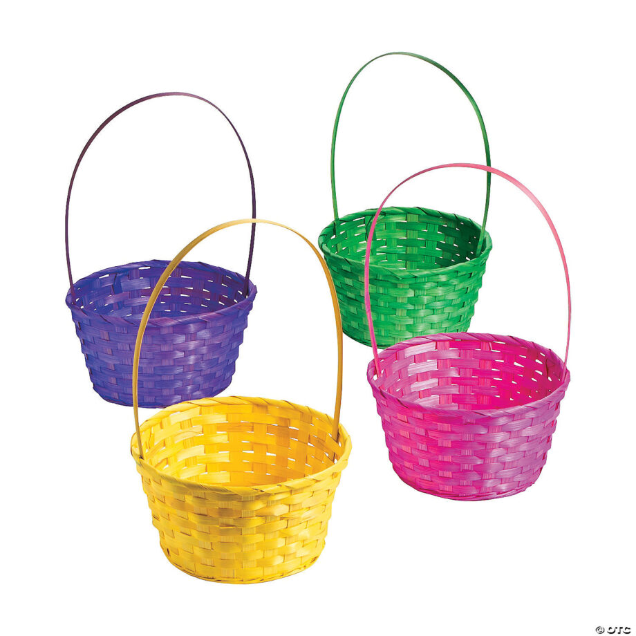 ORIENTAL TRADING - LARGE SOLID COLOR EASTER BASKET