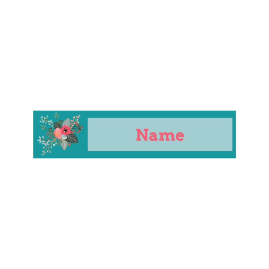 BACK TO SCHOOL LABELS - FLOWERS