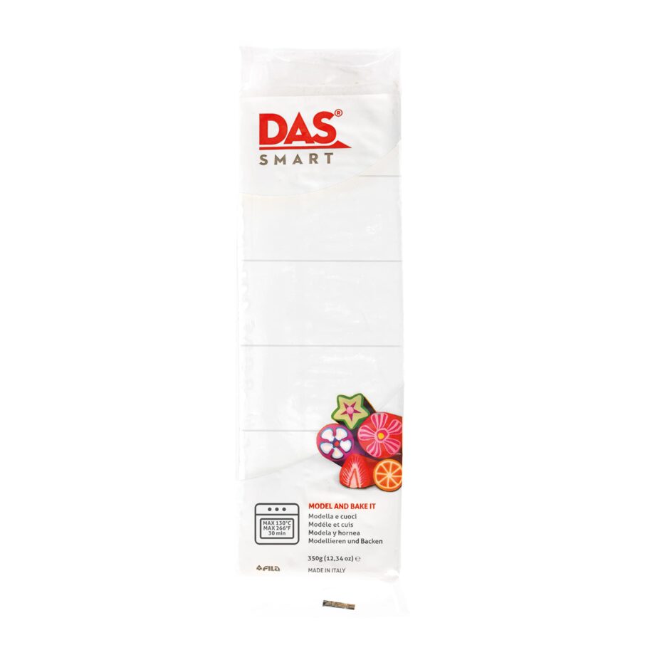 DAS - SMART MODELING CLAY 12 OZ - WHITE (OVEN BAKE)